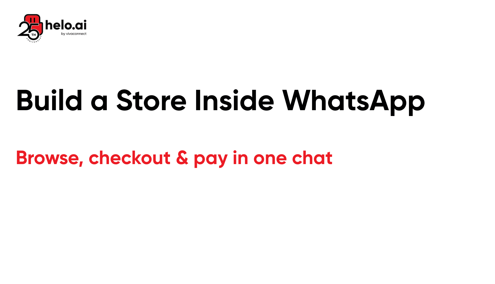 Build a Store Inside WhatsApp